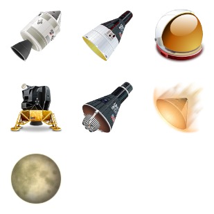 To the Moon icon sets preview