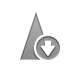 sharpen, down icon