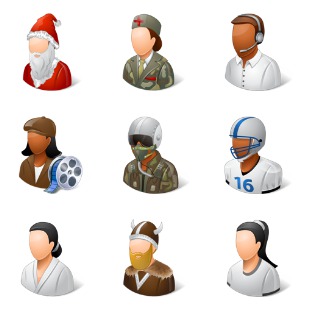 Vista People icon sets preview