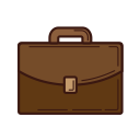 set, strategy, graphic, business, bag, file, line icon
