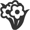 bunch, flowers icon