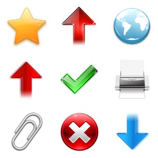 Crystal Clear Actions icon sets preview