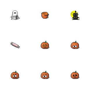 Halloween icon sets preview