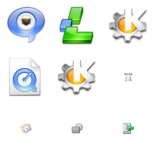 Linspire Clear icon sets preview