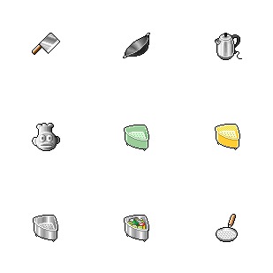Hide's Kitchen 2 icon sets preview