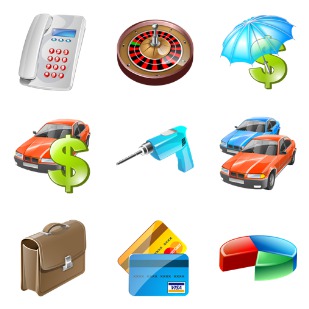 Business Vista icon sets preview
