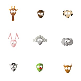 Animals icon sets preview