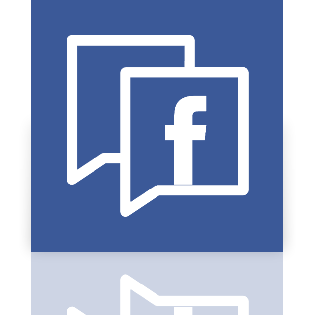 facebook, mirror icon