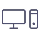 monitor, desktop, device, pc, server, computer icon