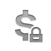sign, dollar, lock, currency icon