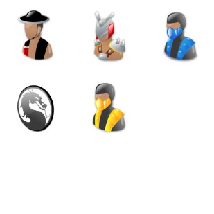 Mortal Kombat icon sets preview