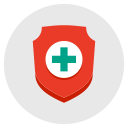 protection, medical, insurance, health, shield, firewall, security icon