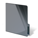black,closed,folder icon
