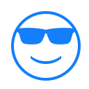 face, sunglasses icon