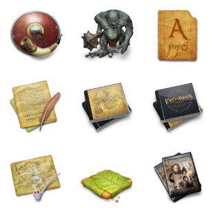 LOTR - Armoury of the Third Age icon sets preview