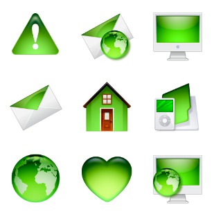 Green Ville 2 icon sets preview