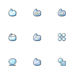 Aqua Tick icon sets preview