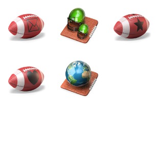 Touchdown 3D icon sets preview