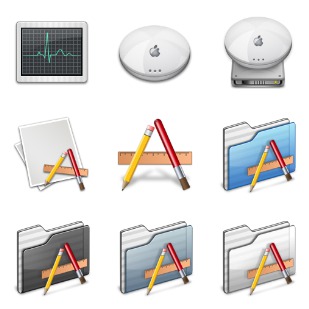 Aqua Candy Revolution icon sets preview