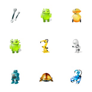 Large Android icon sets preview