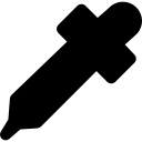 Filled dropper icon