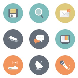 Technology Devices icon sets preview