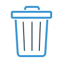 recycling, trash, bin, garbage, junk, remove, delete icon