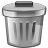 recycle bin, trash, garbage icon