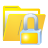 locked, lock, folder, security icon