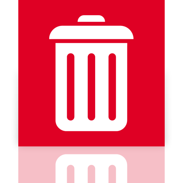 mirror, full, bin, recycle icon