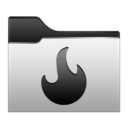 burn,folder icon