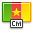 flag, cameroon icon