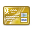 visa, gold icon