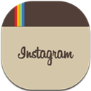 Flat, Instagram, Round icon