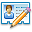 edit, vcard icon
