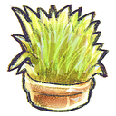 flowerpot, grass icon