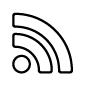 subscribe, feed, rss, slim rss icon