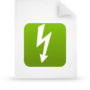 green, file, document, paper icon