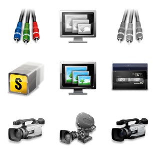 Video Production icon sets preview