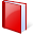 school, study, book, education, red, learning, reading icon