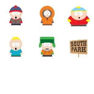 South Park icon sets preview