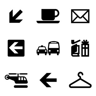 DOT Pictograms icon sets preview