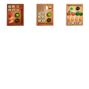 Sushi icon sets preview