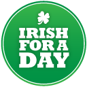 st patricks day irish for a day icon