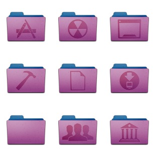 Leopard folders icon sets preview