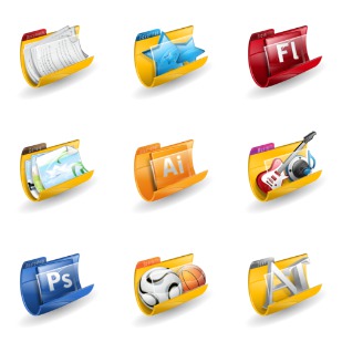 Folder icon sets preview