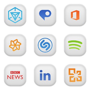 Light icon sets preview