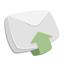 email, recieved, arrow up, letter, inbox, mail, envelope icon