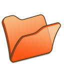 orange, folder icon
