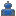 plain, blue, bot icon